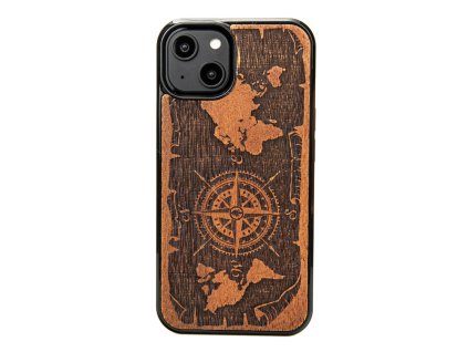 iPhone Handyhülle aus Holz - Abenteuer (Handy-Modell Apple iPhone 13)