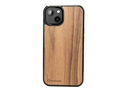 iPhone Handyhülle aus Holz - Amerikanischer Nussbaum (Handy-Modell Apple iPhone 13)