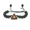8020 dreveny naramek trojuhelnik merbau kamen