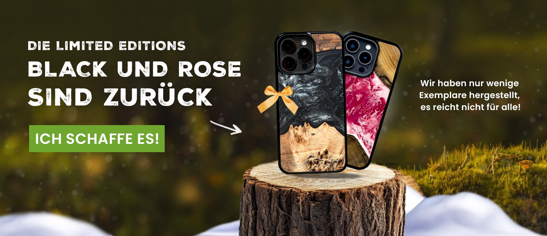 DIE LIMITED EDITIONS BLACK UND ROSE SIND ZURÜCK