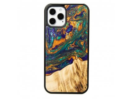 Planety: Merkur - obal na mobil ze dřeva a pryskyřice (Model telefonu Apple iPhone XS Max)