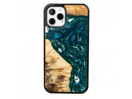 Planety: Země - obal na mobil ze dřeva a pryskyřice (Model telefonu Apple iPhone XS Max)