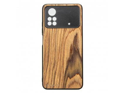 17254 poco x4 pro 5g obal ze dreva rosewood