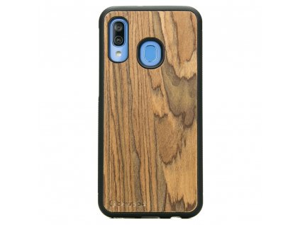 3355 samsung galaxy a40 obal ze dreva rosewood