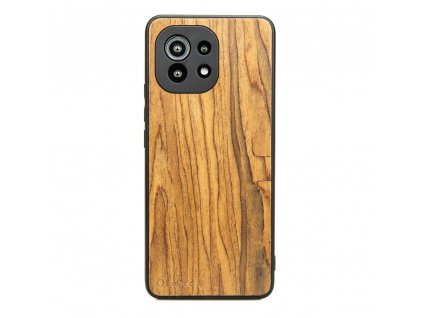 10096 xiaomi mi 11 obal ze dreva rosewood