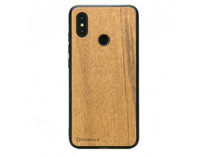 4195 xiaomi mi 8 dreveny obal z teakovyho dreva