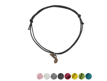 Einfaches Armband Note (Armband Farbe Žlutá)