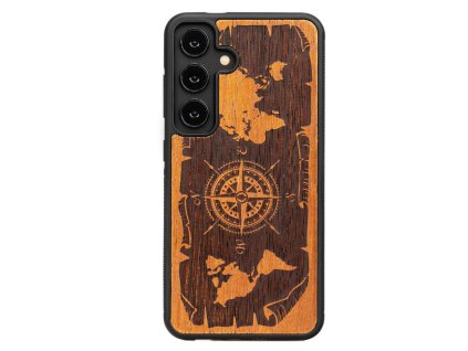Samsung Galaxy Handyhülle aus Holz - Abenteuer (Handy-Modell Samsung Galaxy S23)
