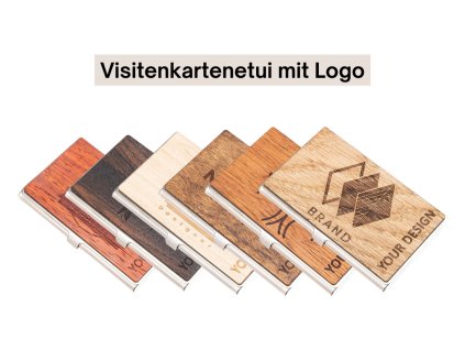 Visitenkartenetui mit Logo selbst gestalten