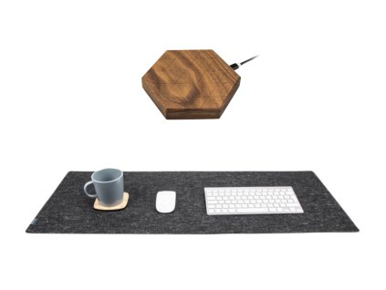Set Homeoffice mit Stil (Holz Nuss)