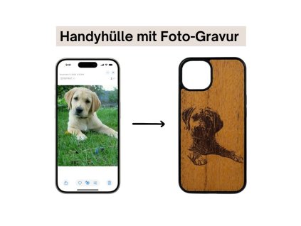 Handyhülle mit Foto-Gravur