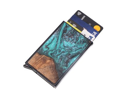 Kreditkartenetui - Türkis