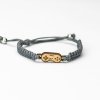 Armband Kordel Gamepad Anigre (Farbe des Kordel Armbands Hellgrau)