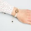 Damen Armband Kordel Baby Füßchen Anigre (Armband Farbe Růžová)