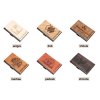 Visitenkartenetui mit Logo selbst gestalten (Holz Ziricote)