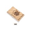 Visitenkartenetui mit Logo selbst gestalten (Holz Ziricote)