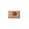 Visitenkartenetui mit Logo selbst gestalten (Holz Ziricote)
