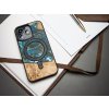 iPhone Handyhülle aus Holz mit Epoxidharz - Erde (Handy-Modell Apple iPhone 13)