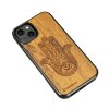 iPhone Handyhülle aus Holz - Hamsa (Handy-Modell Apple iPhone 13)