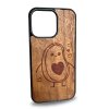 iPhone Handyhülle für Pärchen - Avocado (Holz Merbau)