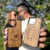 iPhone Handyhülle für Pärchen - Avocado (Holz Merbau)