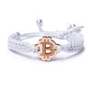 Armband Kordel Bitcoin Anigre