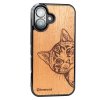 Handyhülle aus Holz - Cat Lover