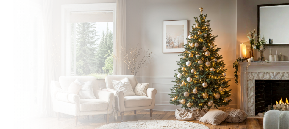 Stromky, stojany i dekorace