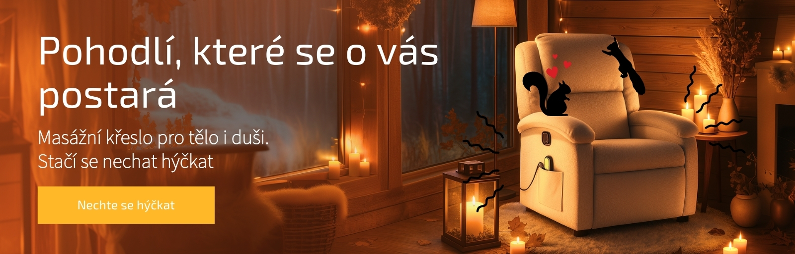 Masážní křeslo pro tělo i duši