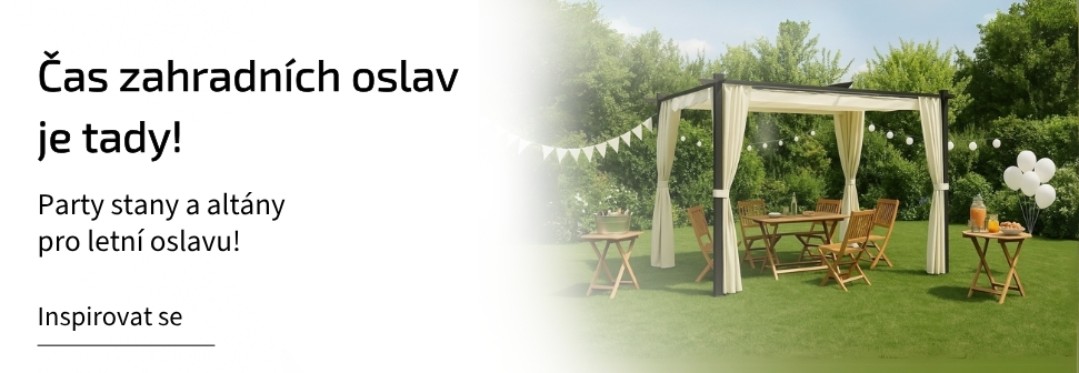 Čas zahradních oslav je tady!
