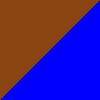 hnědá/modrá