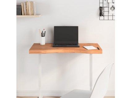 Deska psacího stolu 80 x (36–40) x 4 cm masivní bukové dřevo [356058]