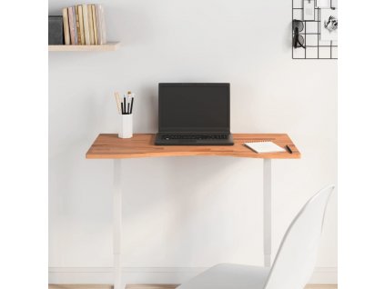 Deska psacího stolu 80 x (36–40) x 1,5 cm masivní bukové dřevo [356048]
