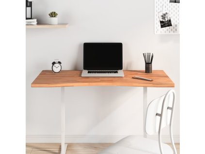 Deska psacího stolu 110 x (50–55) x 2,5 cm masivní bukové dřevo [356055]