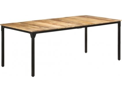 Jídelní stůl 200 x 100 x 76 cm hrubé mangovníkové dřevo [321976]