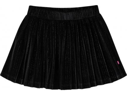 Dětská plisovaná sukně s lurexem černá 104 [14873]