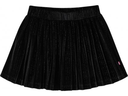 Dětská plisovaná sukně s lurexem černá 92 [14872]