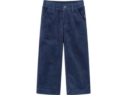 Dětské manšestrové kalhoty námořnicky modré 92 [13914]
