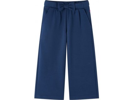 Dětské kalhoty s širokými nohavicemi námořnicky modré 92 [14827]