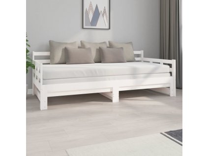 Výsuvná postel masivní borovice 2x (90 x 200) cm [820373]