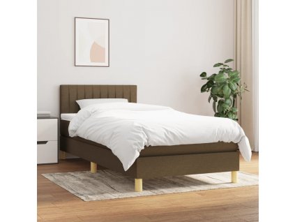 Box spring postel s matrací 80 x 200 cm textil [3140732]