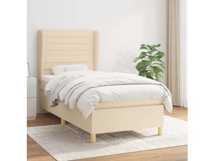 Box spring postel s matrací 80 x 200 cm textil [3128562]