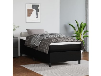Box spring postel s matrací 90x190 cm umělá kůže [3144578]