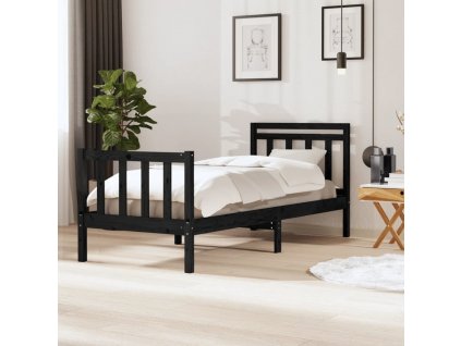 Rám postele masivní dřevo 100 x 200 cm [3100952]