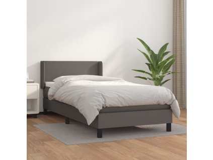 Box spring postel s matrací 100x200 cm umělá kůže [3130647]