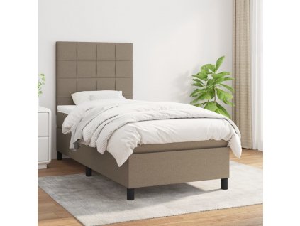 Box spring postel s matrací 90x190 cm textil [3141741]