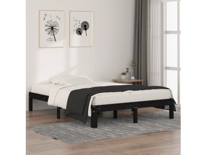 Rám postele masivní dřevo 135 x 190 cm Double [810344]