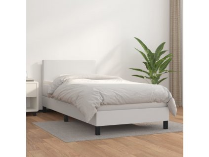 Box spring postel s matrací 80 x 200 cm umělá kůže [3140972]