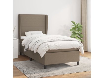 Box spring postel s matrací 90x190 cm textil [3127769]