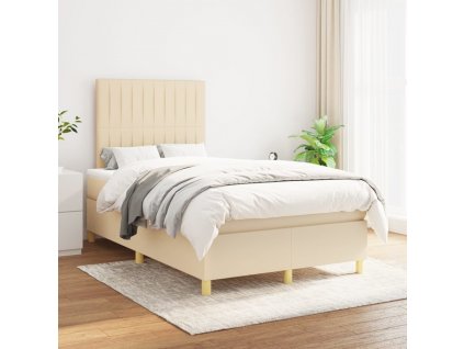 Box spring postel s matrací 120x200 cm textil [3142486]